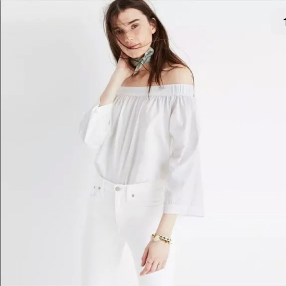 Madewell Off The Shoulder Blouse Shirt